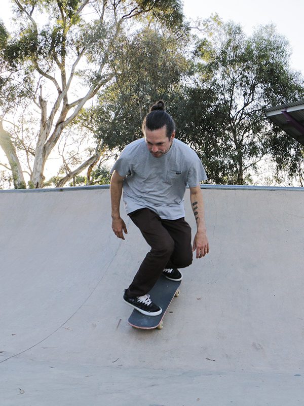 Learning to roll at Skate Up skateboarding lessons